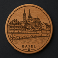 Basler Münster am Rhein Holz-Flaschenöffner & Magnet (SW-0066)