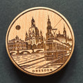 Magnetischer Holz-Flaschenöffner – DD-011 Dresden Straßenbahn & Altstadt