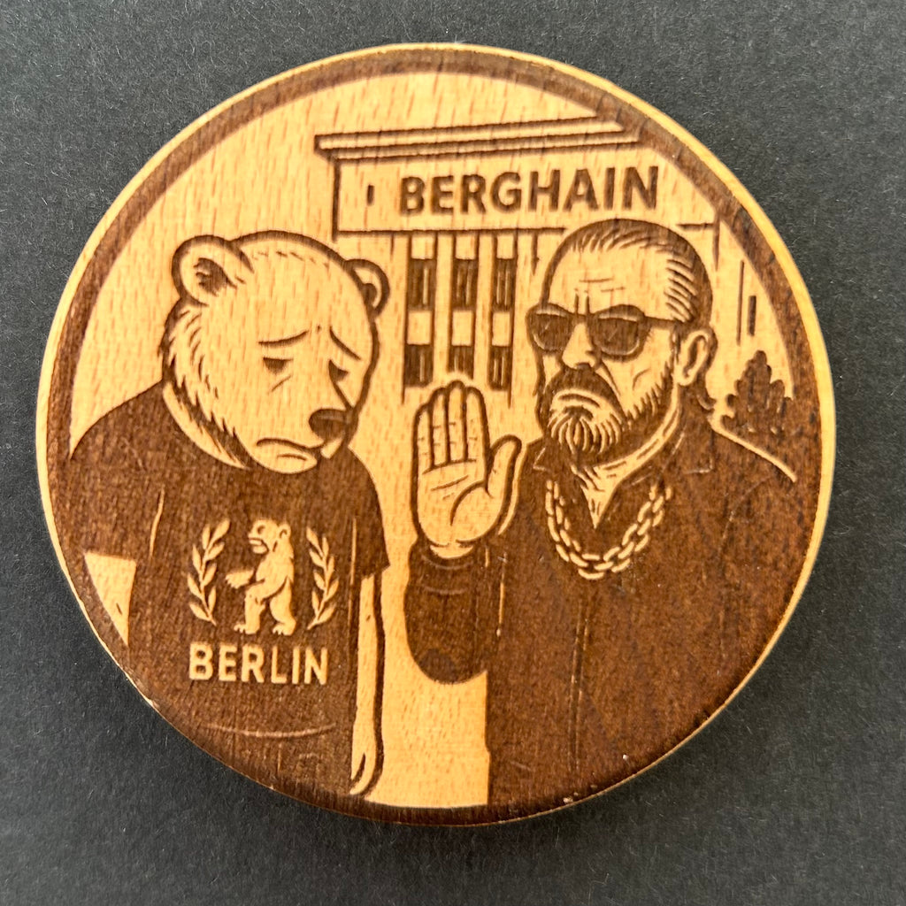 Not Tonight – Berlin Bear at the Club Door (B-006)