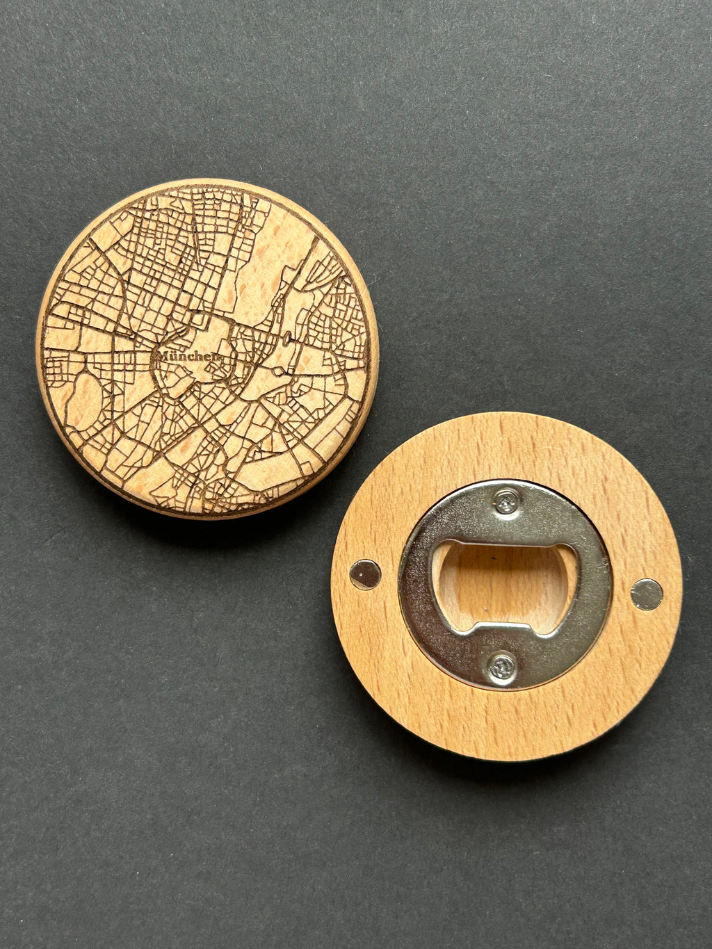 Munich City Map – Streets Around the Isar (M-001)