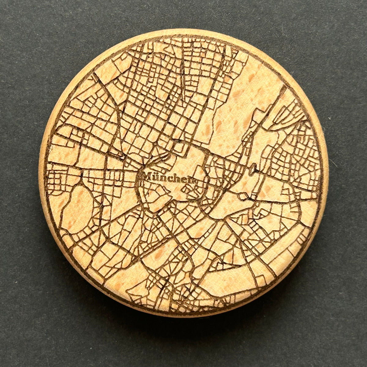 München Stadtplan – Straßen rund um die Isar (M-001)