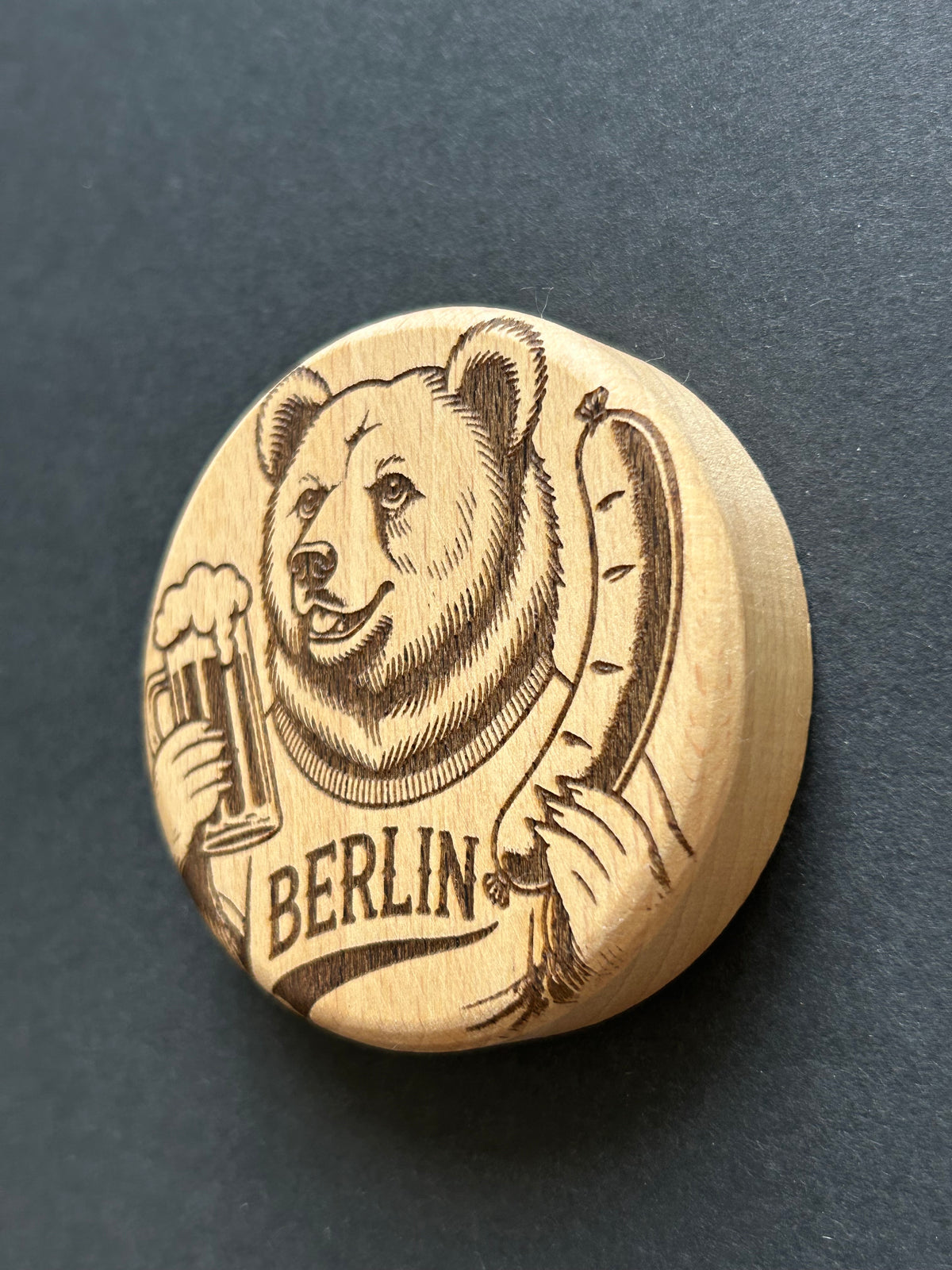 Berlin Bear with Beer & Bratwurst (B-028)