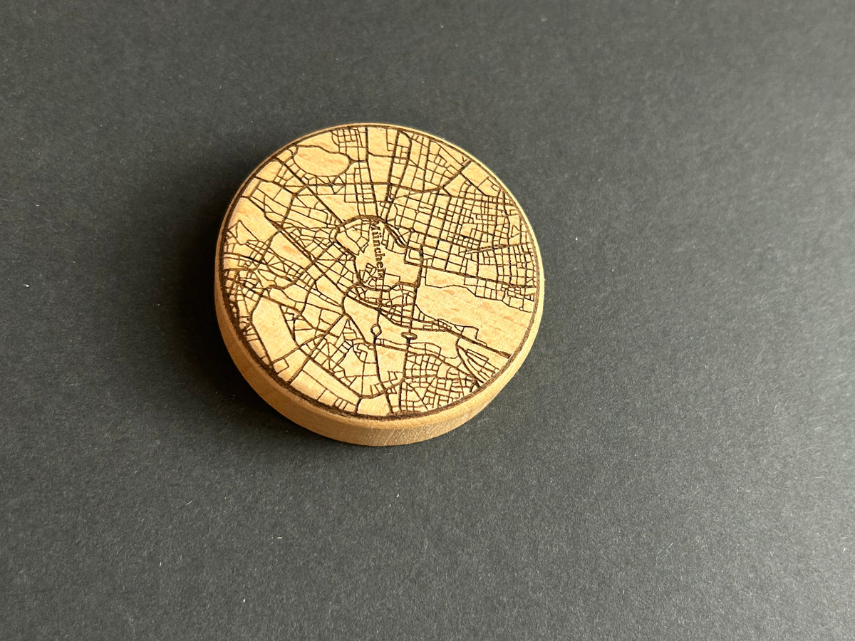 München Stadtplan – Straßen rund um die Isar (M-001)