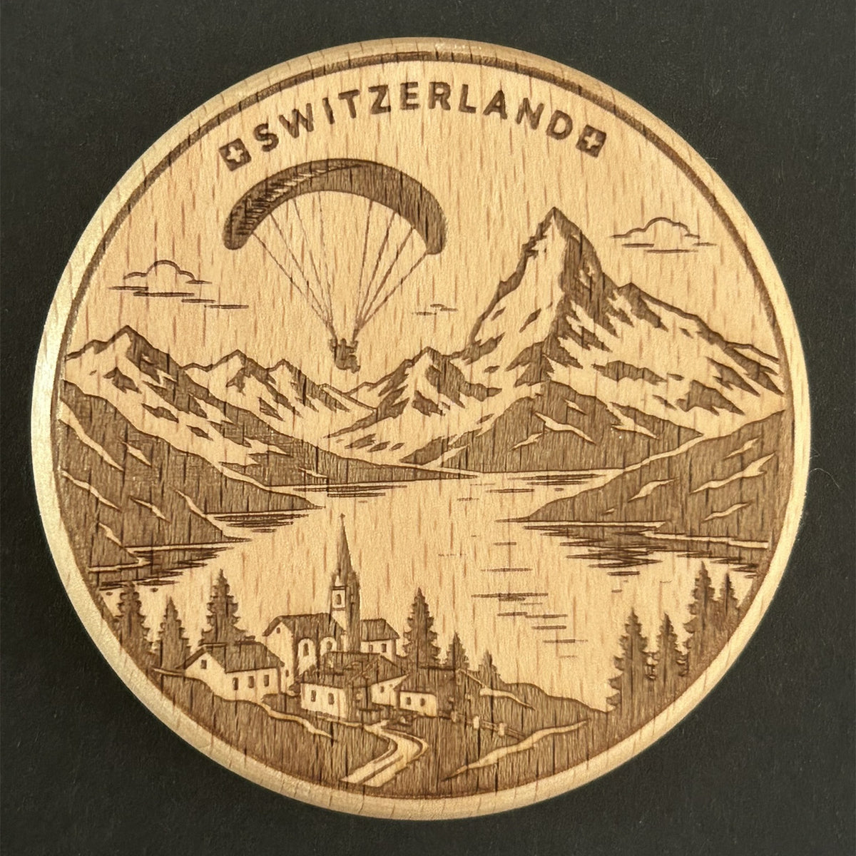 Paragliding over Switzerland (SW-005)