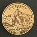 Schweizer Kuh in den Alpen (SW-0017)