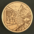 St. Bernard on the Mountain Train (SW-0019)