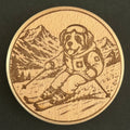Skifahrender Bernhardiner (SW-0020)