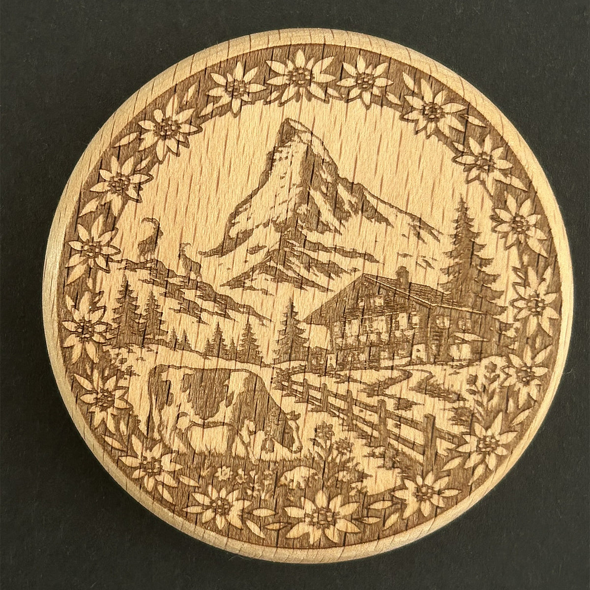 Matterhorn & Alpenblumen (SW-0015)