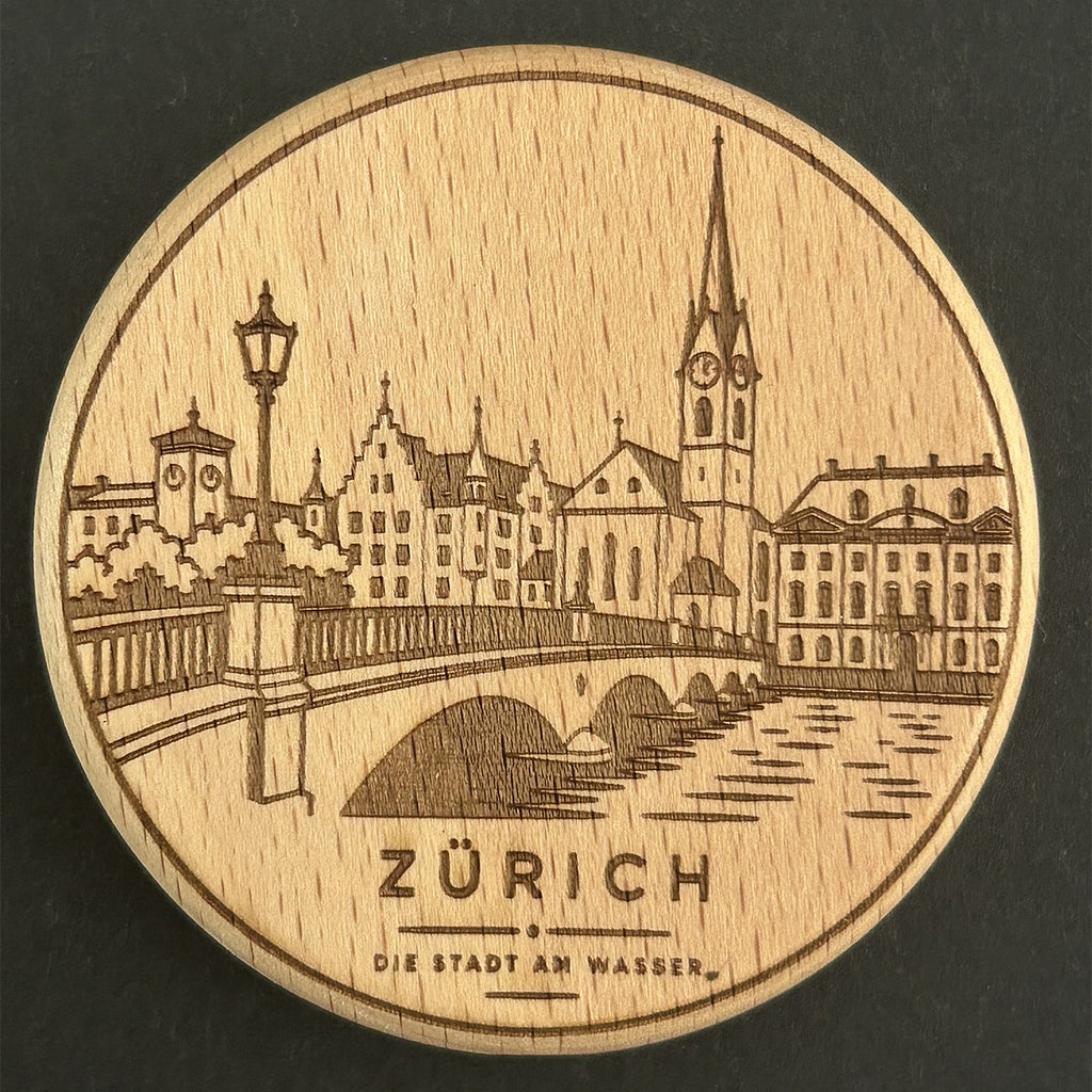 Zürich Stadtsilhouette (SW-0028)