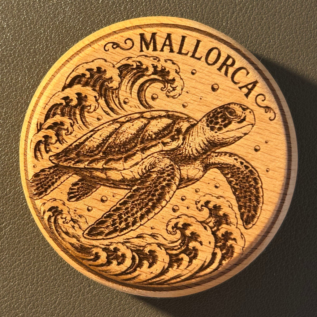 Mallorca Sea Turtle & Ocean Waves (MC-010)