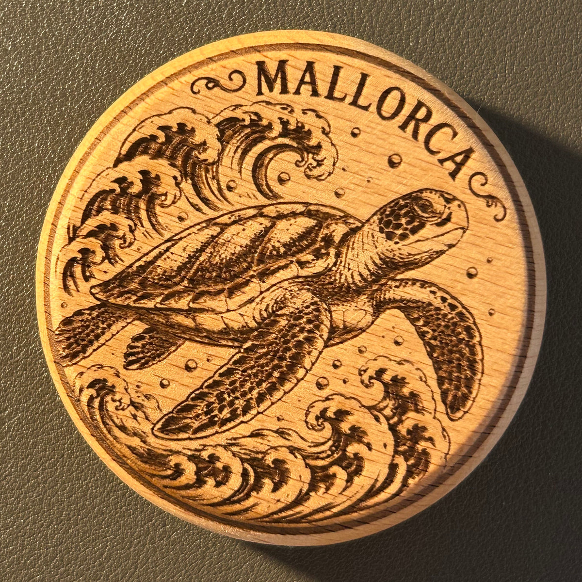 Mallorca Sea Turtle & Ocean Waves (MC-010)