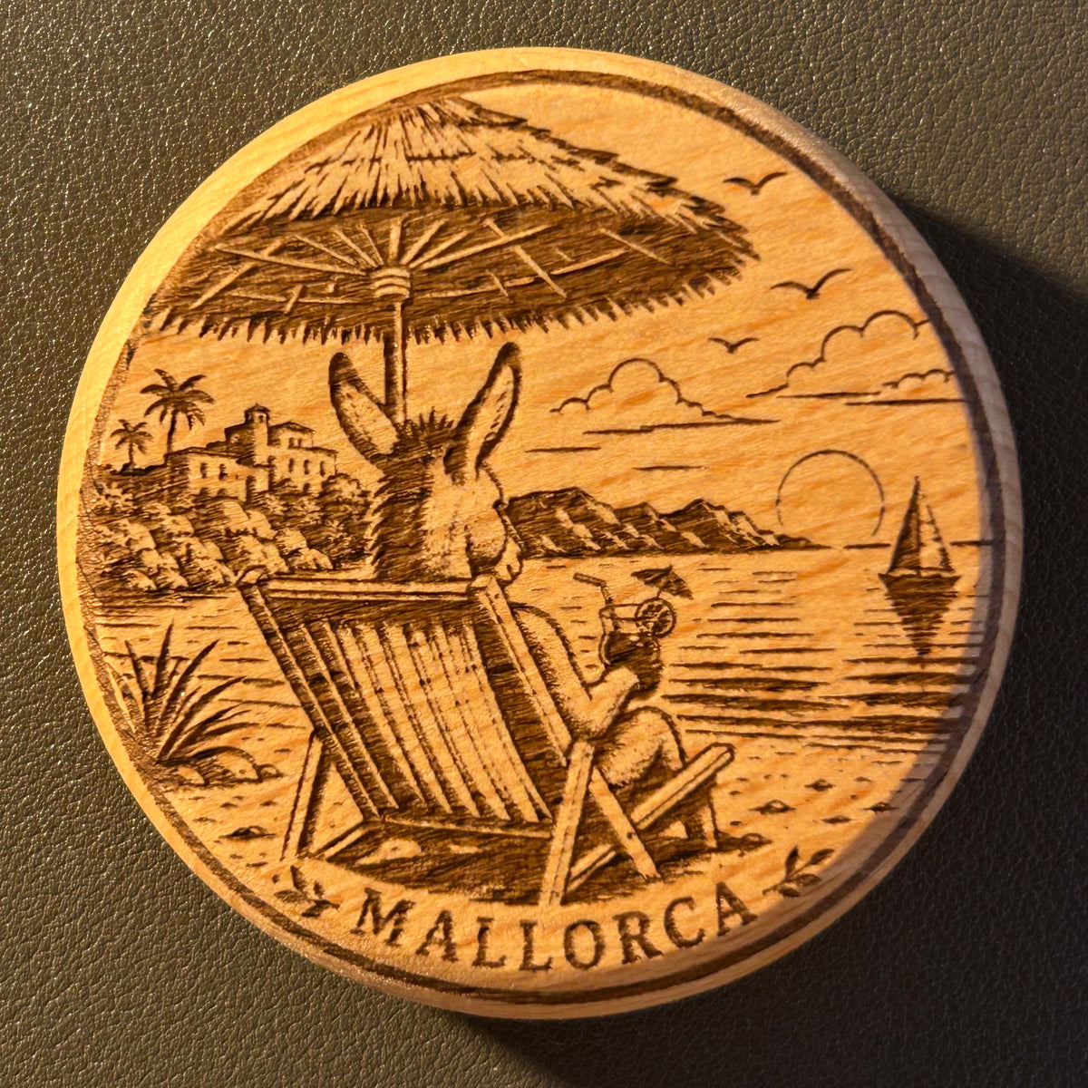 Mallorca Donkey by the Mediterranean Sea (MC-015)