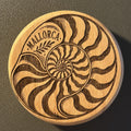 Mallorca nautilus shell wooden magnetic bottle opener