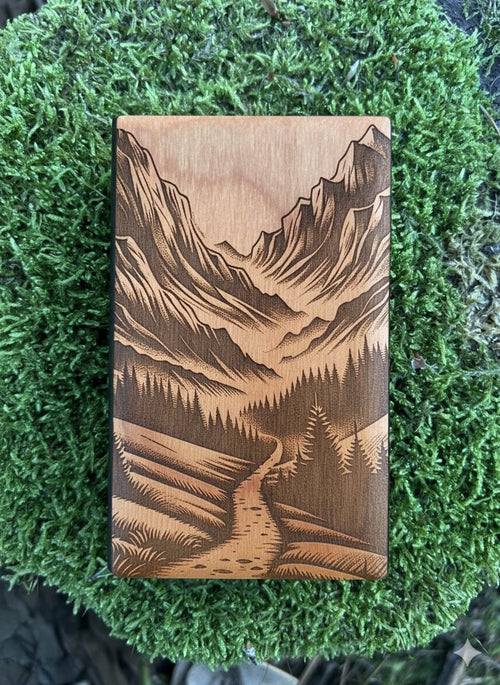 Wooden card holder