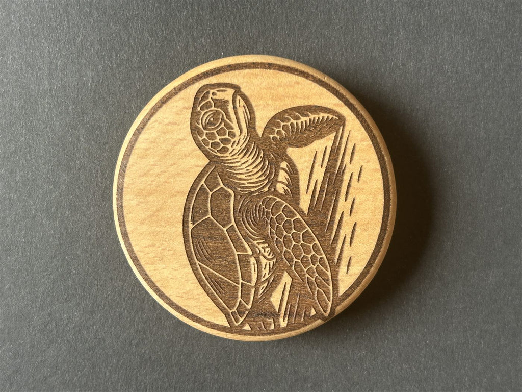 Wooden fridge magnet