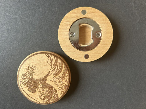 Kühlschrankmagnet aus Holz