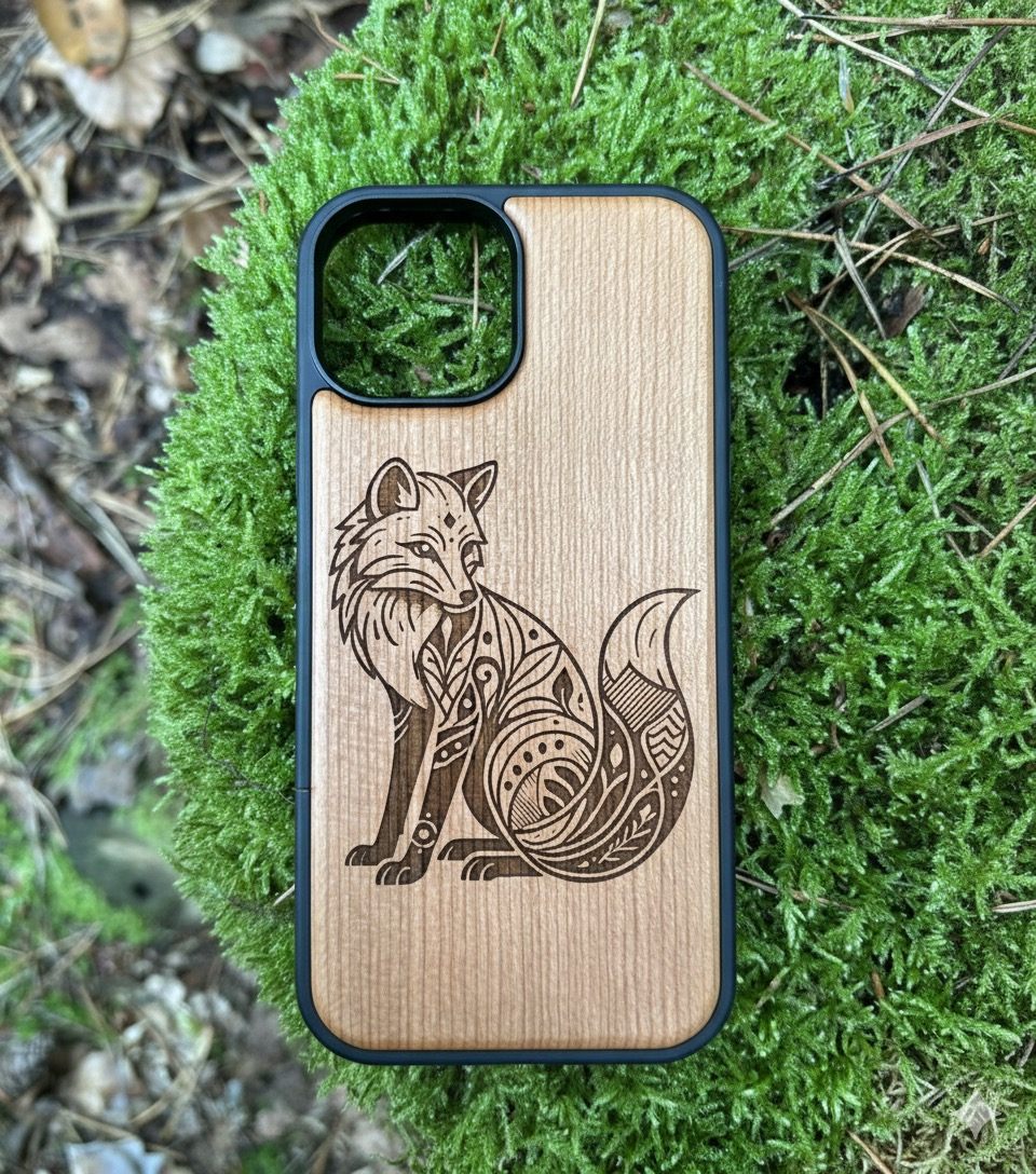 Handyhülle aus Holz